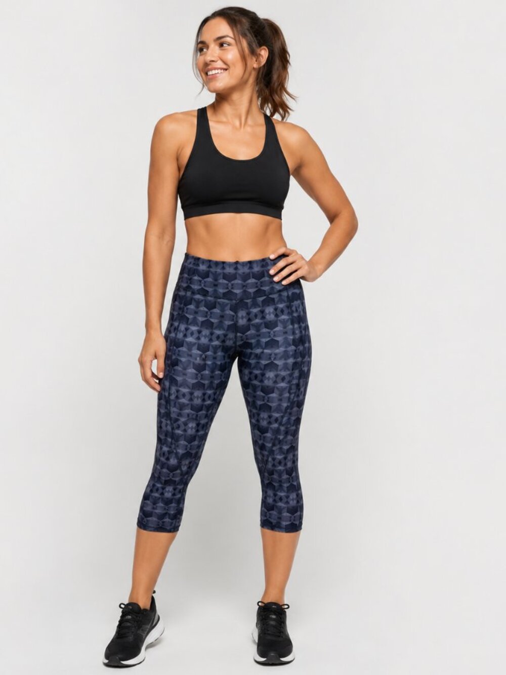 Kyodan Gray‎ Capri Leggings Size Small Cropped Athletic Yoga Workout Pants